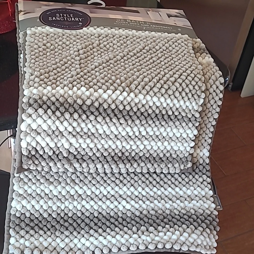 Style Sanctuary 2pc Bath Rug Set